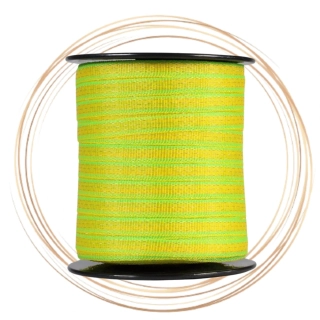 Páska pro ohradník 200m/12,5mm, neon žlutá/zelená